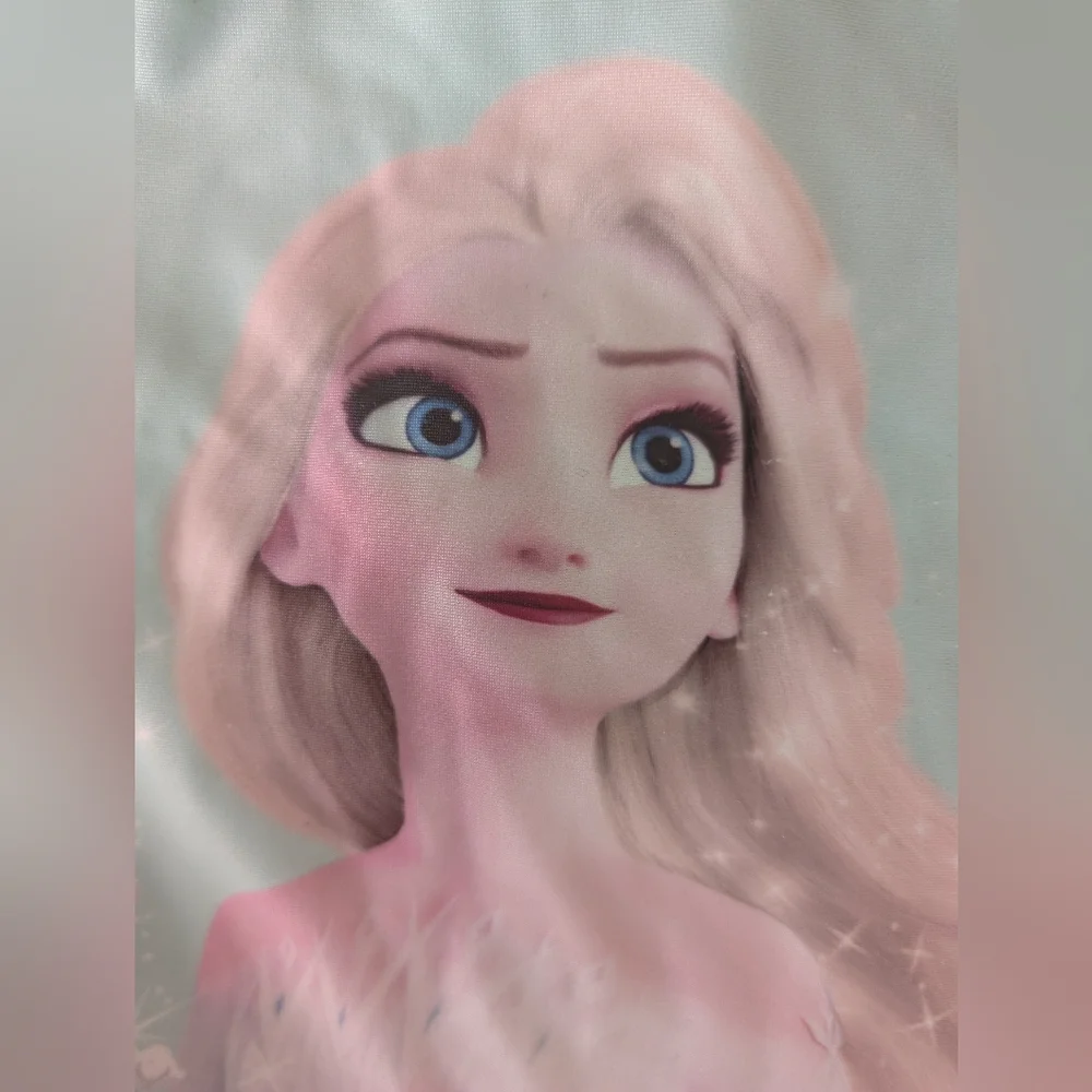 H&M X Disney Swim One Piece - Light Teal Elsa